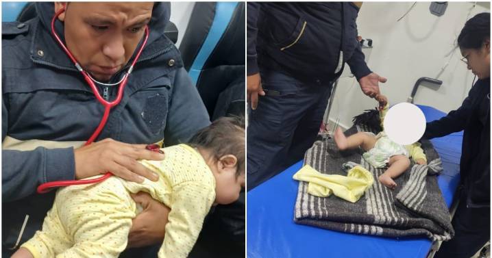 Rescatan con vida a bebé de tres meses abandonado en Ecatepec; lo hallaron sobre Avenida Nacional