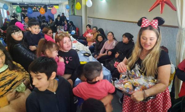 Festejo por el Día del Niño en el barrio Abel Amaya
