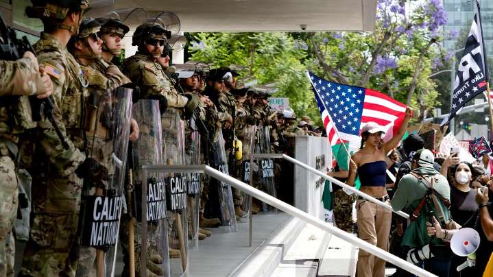 Judge weighs whether Trump violated federal law by deploying National Guard to Los Angeles