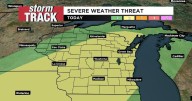 Chances for strong storms today