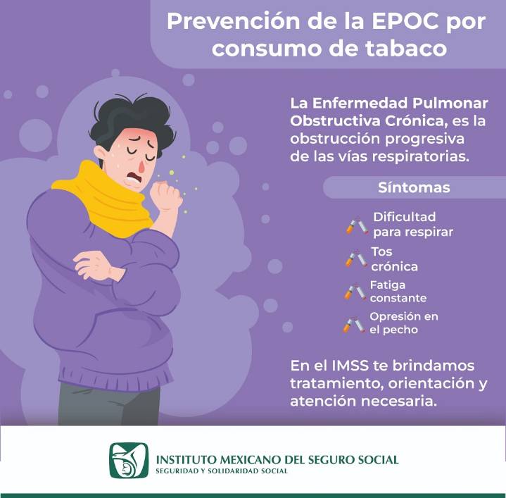 Advierte IMSS Hidalgo sobre consumo de tabaco y sus consecuencias