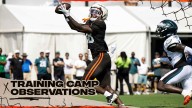 Browns' offense scores in second joint practice with Eagles