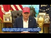 NEW REACTION: US official confirms Pentagon planning possible National Guard deployment in Chicago
