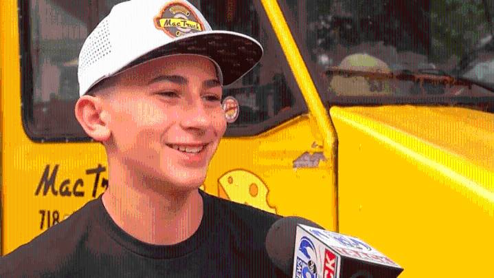 'Mac Truck Kid' shares summer with his jockey dad