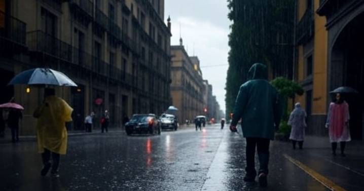 Pronóstico del clima para el 28 de agosto en el Valle de México: lluvias fuertes y descargas eléctricas