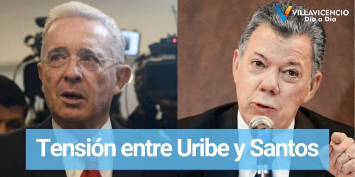 Cruce de palabras entre Álvaro Uribe y Juan Manuel Santos en X, genera polémica en medio del luto que atraviesa el país.