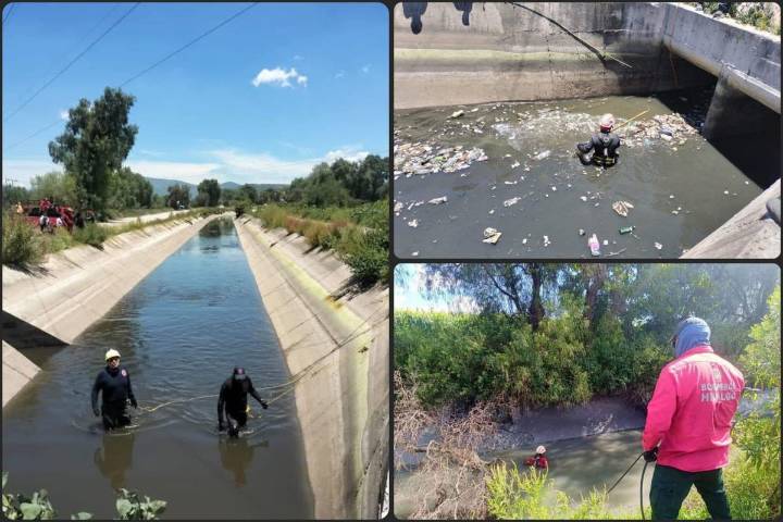 Localizan sin vida a menor arrastrado por la corriente en tragedia de Tezontepec de Aldama