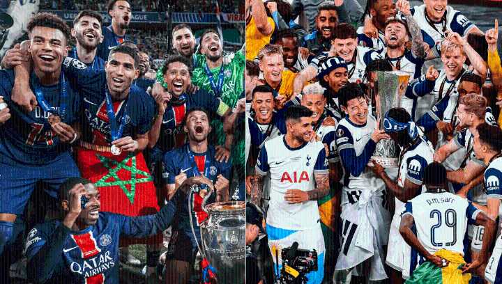 PSG vs. Tottenham: horario, TV y formaciones por la Supercopa de la UEFA 2025