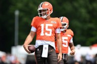 Browns-Eagles joint practice: Joe Flacco continues to get majority of No. 1 reps at QB