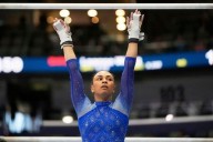 Olympian Hezly Rivera edges Leanne Wong for victory at the US gymnastics championships