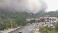 Un incendio preto de Ourense interrompe a circulación de trens cara a Santiago e cara a Madrid