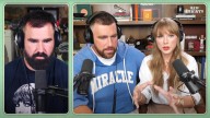Taylor Swift's chat with the Kelces on 'New Heights' marks a milestone moment for podcasts
