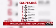 Nebraska football names team captains