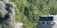Part of I-91 closed for crash that sparked fire in Middletown