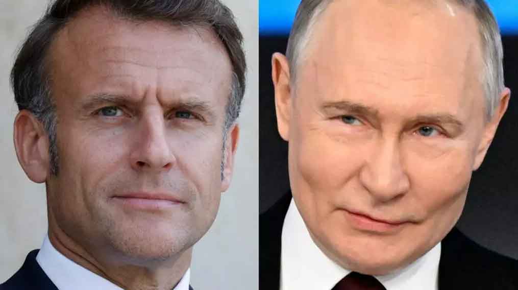 Macron acusa a Putin de buscar la capitulación de Ucrania