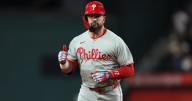 Schwarber slugs 41st homer, Marsh powers Phillies past Rangers 9