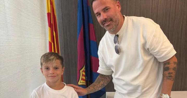 Hugo Galdeano, hijo de Apoño, comienza su aventura en el FC Barcelona