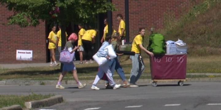 Students move in at JCC, SUNY Potsdam for fall semester