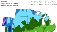 Record-breaking temperatures early on Aug. 27 in northern Michigan