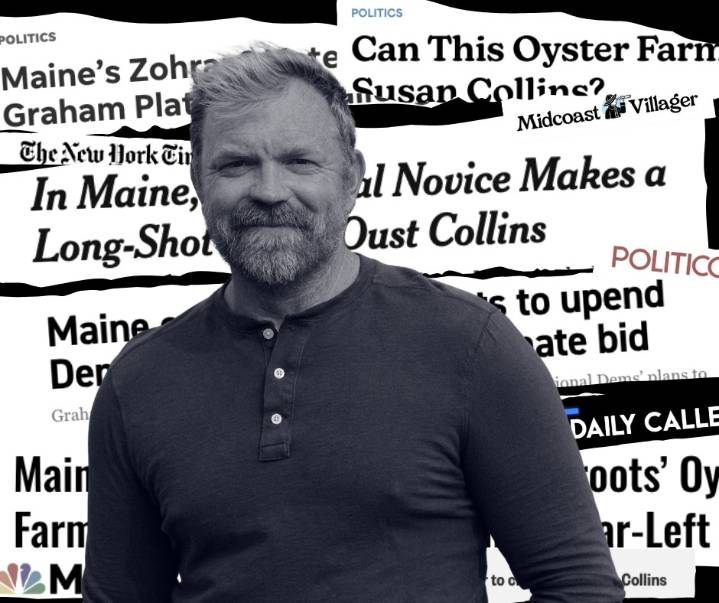 Maine oyster farmer announces U.S. Senate run, is immediately showered with national attention