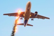 Plane Makes Emergency Landing After Engine Appears to Burst into Flames