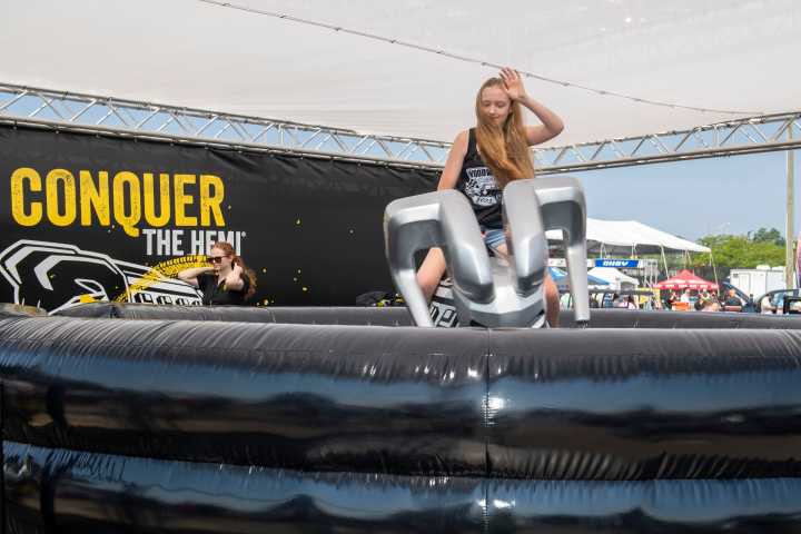 Ram CEO says brand’s mechanical bull, Bucking HEMI, was stolen, vows to find it