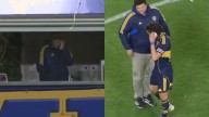 El llamado de Riquelme a Cavani en plena Bombonera tras la victoria de Boca