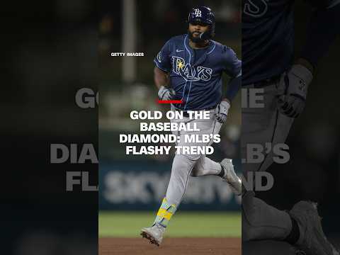 Gold on the baseball diamond: MLB's flashy trend