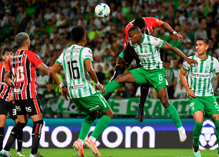 Atlético Nacional empató 0x0 con São Paulo en la Ida de los octavos de Copa Libertadores