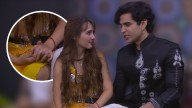 Elaine confronta a Aarón y le pregunta si está buscando el amor o no
