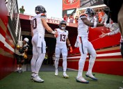Who is Broncos' No. 2 wide receiver behind Courtland Sutton?