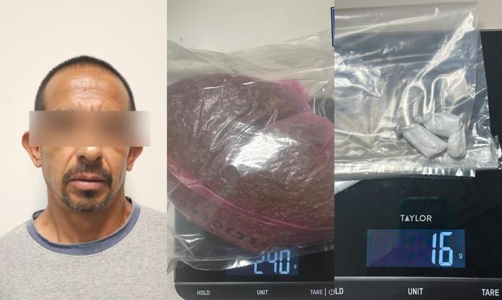 Sorprenden a “dealer” con marihuana y cristal en Urbivilla del Cedro