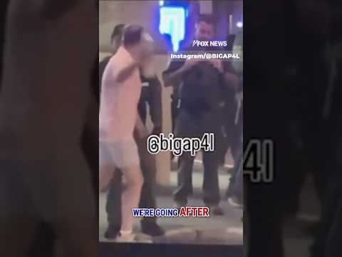 CAUGHT ON CAM: Man throws sandwich at federal agent in DC #foxnews #news #shorts