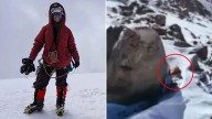 Rescuers GIVE UP hope of reaching woman mountaineer with broken leg 'left to die' on snowy 24,000ft peak
