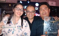Reconoce Quadratín a Sandra Luviano y Yener Santos por 10 años de trabajo