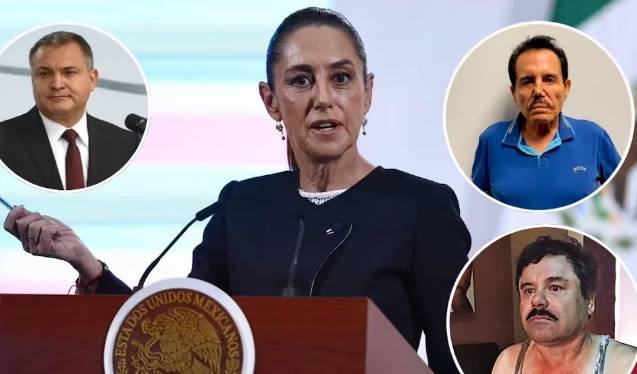 Sheinbaum destaca que DEA puso a García Luna al nivel de “El Chapo” y “El Mayo»; resalta cooperación entre EU y México