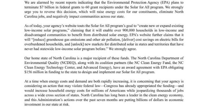 Demise of Biden-era program costs North Carolina partners $156M