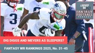 DRAFT Stefon Diggs, Calvin Ridley, and Jakobi Meyers as SLEEPERS? Fantasy football WR rankings, 31