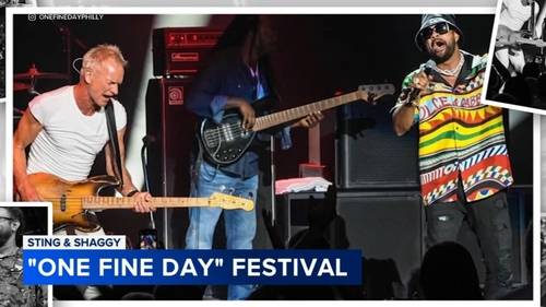 Sting and Shaggy bring 'One Fine Day' festival back to the Mann Center in Philadelphia's Fairmount Park section
