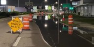 Flooding shuts down a busy stretch of US