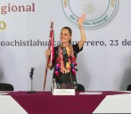 Sheinbaum supervisa Plan de Justicia para el Pueblo Amuzgo