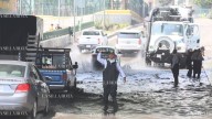 Lluvia deja pérdidas en colonias cercanas al Aeropuerto de CDMX y caos en terminal aérea