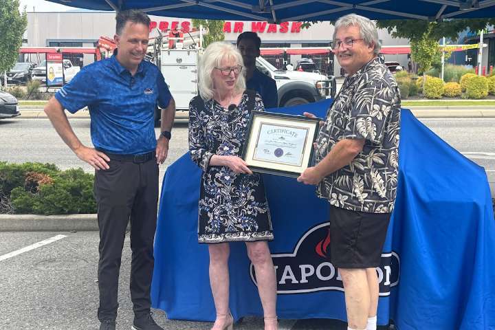 Summerland couple grilled with barbecue