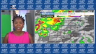 Storms arrive this evening, Seasonable weather ahead