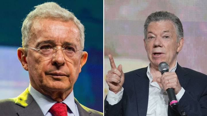 Nuevo rifirrafe entre Uribe y Santos en medio de la despedida a Miguel Uribe