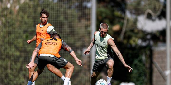 El increíble movimiento de Franco Mastantuono en la práctica del Real Madrid que sorprendió a los fanáticos