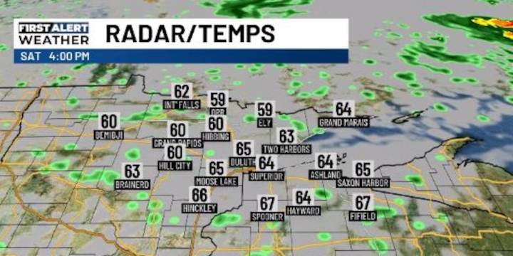 Showery, cool weekend will lead to a dry work week ahead