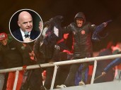 Presidente de la FIFA condena incidentes entre U de Chile e Independiente: “La violencia no tiene cabida en el fútbol”