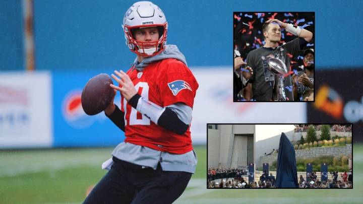 NFL: Así es la estatua de bronce de Tom Brady que honra su legado en el estadio de los Patriots