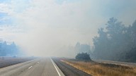 Driver with flat sparked multiple fires along I